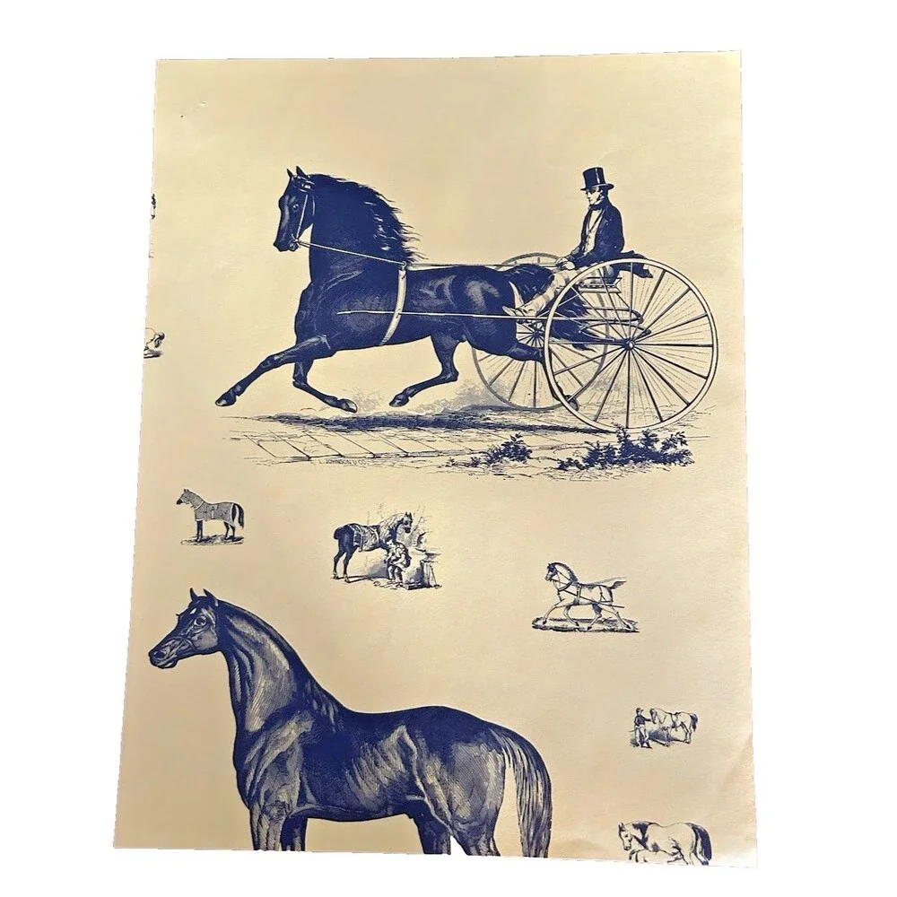 Vtg The Three B's McLean VA Early American Gift Wrap samples & Price List Flyer